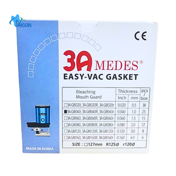 Nhựa ép máng tẩy mềm 3A Medes 1mm - dùng trong tẩy trắng - hàng chính hãng Hàn Quốc