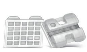 Mắc cài sứ ICERAM rãnh kim loại - Roth 022