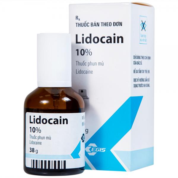 Tê xịt Lido 10%