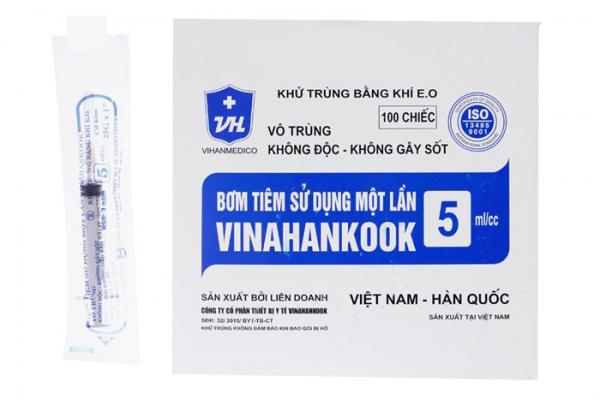 Hộp bơm tiêm 5ml ( bơm tiêm nhựa)