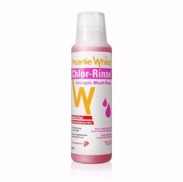 Nước súc miệng kháng khuẩn không cồn Chlor-Rinse ™ của Pearlie White