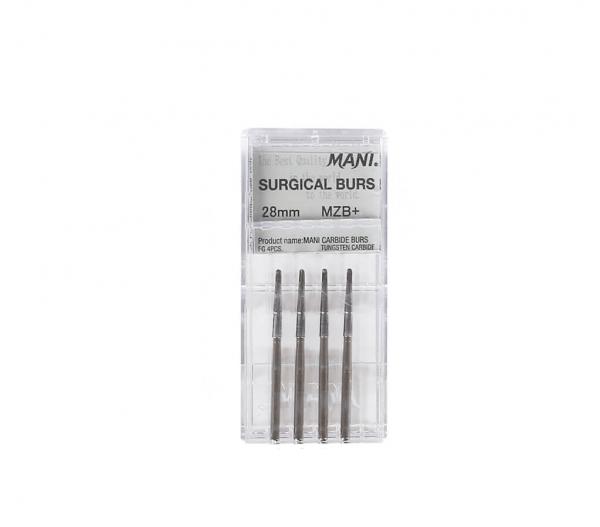 Mũi cắt xương phẫu thuật Mani (4 mũi/ vỉ) - Surgical burs MZB+