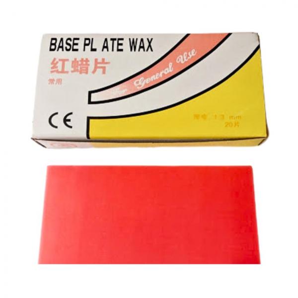 Sáp lá nha khoa Base Plate Wax - Sáp lấy dấu khớp cắn (480g - 2.0mm/ miếng)