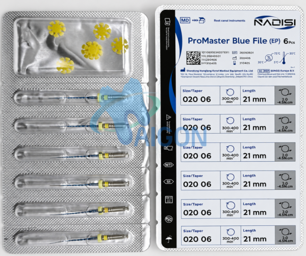 PRO MASTER BLUE FILE – Trâm nội nha dẻo thế hệ mới đến từ NADISI 